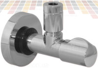 Кран LINEA вентильний для сантехприладів Albertoni 1/2" х 3/8"