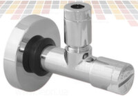 Кран із фільтром LINEA вентильний для сантехприладів Albertoni 1/2" х 3/8"