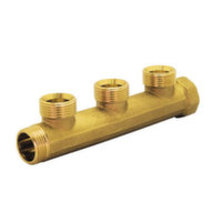 Колектор латунний Bianchi 3/4" х3х3/4" НР, l = 50 мм, Euroconus