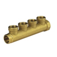 Колектор для теплої підлоги Bianchi 3/4" х4х1/2" ВР, l = 36 мм