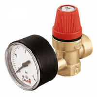 Запобіжний клапан Caleffi 1/2"х1/2" ВВ із відведенням для манометра 3,0 bar