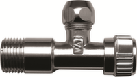Кран вентильний для сантехприладів Albertoni 1/2" х 3/8" цанговий затискач