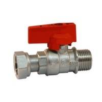 Кран прямий Bianchi 1/2"x1/2" ВН з накидною гайкою
