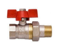 Кран-американка кульовий UA 1/2" прямий