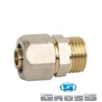 Муфта із зовнішнім різьбленням Gross 16(2,0) x 1/2"