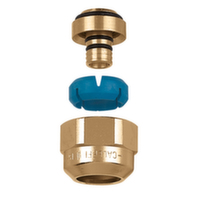 Євроконус Caleffi d14-d16x3/4" з саморегулюючим діаметром латунь
