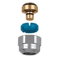 Євроконус Caleffi d14-d16x3/4" з саморегулюючим діаметром хромований