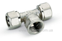 Трійник з внутрішньою різьбою Bonomi 16(2,0)x1/2"x16(2,0)