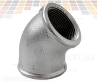 Кут оцинкований Atusa 1 1/4" ВВ 45°