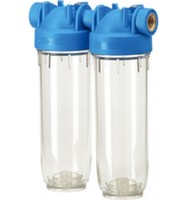Фільтр колба Atlas Filtri DP DUO TS OT 1/2" KIT (прозора колба) 10"