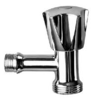 Кран кутовий вентильний для сантехприладів Albertoni 1/2" х 3/4"