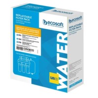 Покращений комплект картриджів Ecosoft 1-2-3 для фільтрів зворотного осмосу