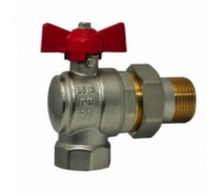 Кран-американка кульовий UA 1/2" кутовий
