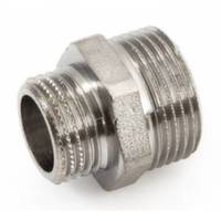 Ніпель редукційний хромований General Fittings 1/2" х 3/8"
