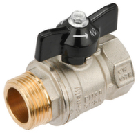 Кран кульовий General Fittings ВН 1/2" ручка "бабочка"