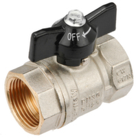 Кран кульовий General Fittings ВВ 1/2" ручка "бабочка"