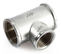Трійник редукційний хромований General Fittings 3/4" х 1/2" х 3/4" ВВВ
