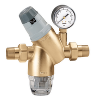 Редуктор тиску Caleffi 1/2" зі шкалою, фільтром та манометром