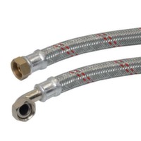 Шланг антивібраційний кутовий Parigi AVC-Z DN19 3/4"x3/4" ВВ 60 см