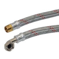 Шланг антивібраційний кутовий Parigi AVC-Z DN19 3/4"x3/4" ВЗ 60 см