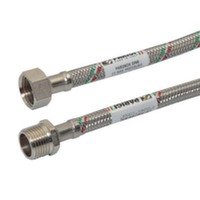 Гнучкий шланг для води Parigi Parinox DN8 1/2"x1/2" ВЗ 20 см PN10