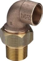 94098g Американка кутова бронзова Viega 15x1/2" з зовнішньою різьбою