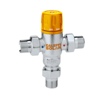 Термозмішувач Caleffi Solar 3/4" із зворотними клапанами 30°C - 65°C