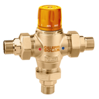 Термозмішувач Caleffi Solar 1/2" зі змінним картриджем 30°С - 65°С