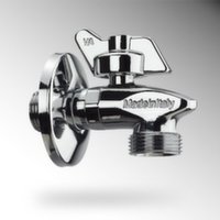 Кран вентильний для сантехприладів Albertoni SQUALO 1/2" x 3/4" металева ручка
